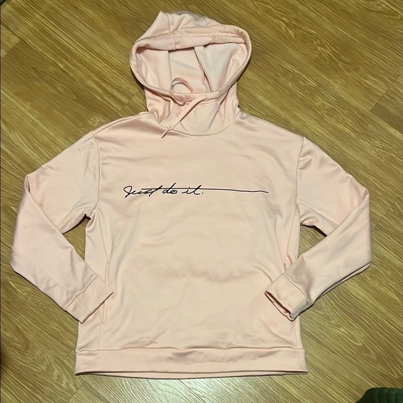 Nike Light Pink Hoodie with Script Logo size XS excellent condition - Picture 1 of 6